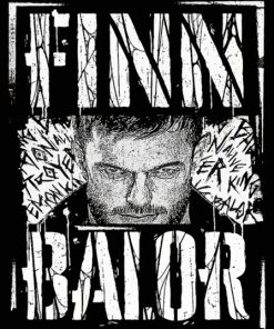 Finn Balor Black And White Poster Diamond Painting