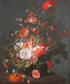 Flower Still Life By Rachel Ruysch Diamond Painting