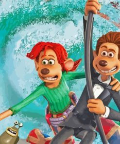 Flushed Away Characters Diamond Painting