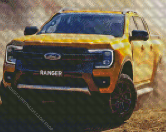 Ford Ranger Car Diamond Painting