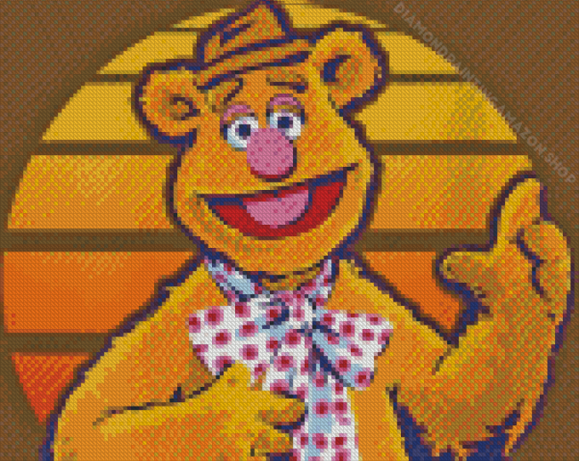 Fozzie Poster Art Diamond Painting