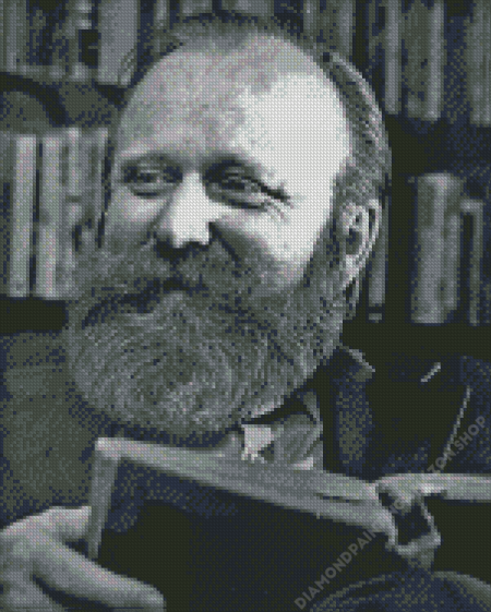 Frank Herbert Face Diamond Painting
