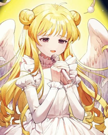 Full Moon O Sagashite Character Diamond Painting