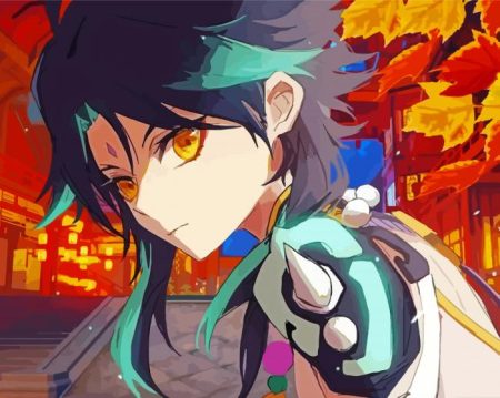 Genshin Impact Xiao Character Diamond Painting