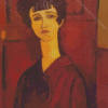 Girl Portrait Amedeo Modigliani Diamond Painting