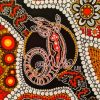 Goanna Aboriginal Arts Diamond Painting