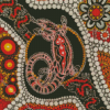 Goanna Aboriginal Arts Diamond Painting