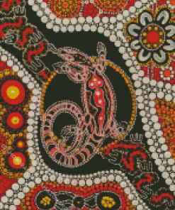 Goanna Aboriginal Arts Diamond Painting