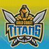 Gold Coast Titans Logo Diamond Painting