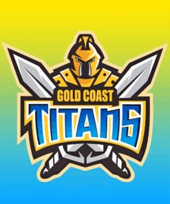 Gold Coast Titans Logo Diamond Painting