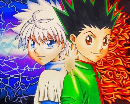 Gon Freecss And Killua Diamond Painting