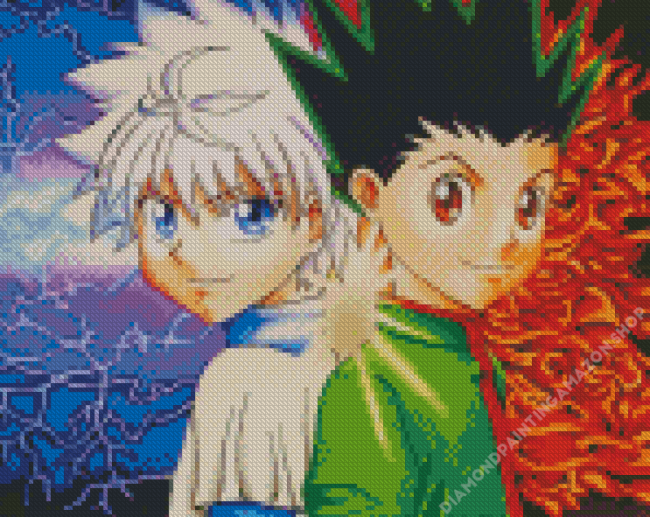 Gon Freecss And Killua Diamond Painting