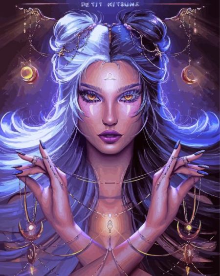 Gorgeous Libra Lady Diamond Painting