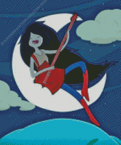 Guitarist Marceline Vampire Diamond Painting