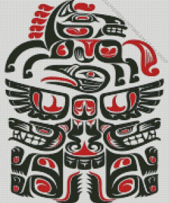 Haida Tattoo Art Diamond Painting