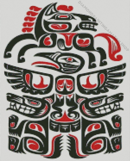 Haida Tattoo Art Diamond Painting