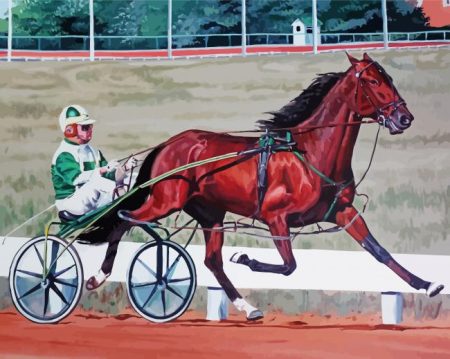 Harness Horse Race Diamond Painting