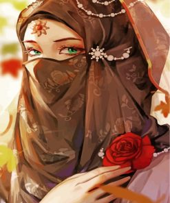 Hijab Muslim Girl Diamond Painting