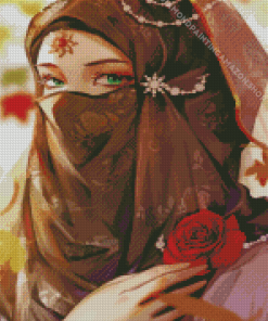 Hijab Muslim Girl Diamond Painting