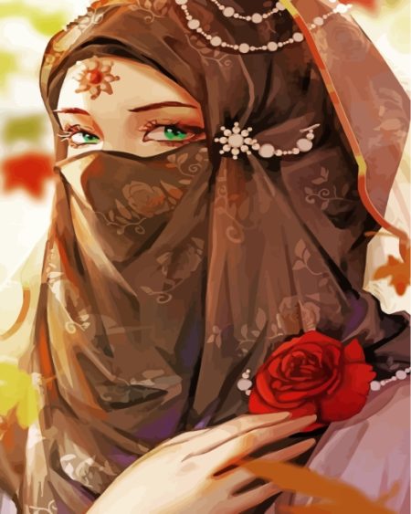 Hijab Muslim Girl Diamond Painting