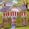 Historic House Garden Diamond Painting