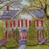 Historic House Garden Diamond Painting