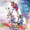 Horse Show Jumping Diamond Painting