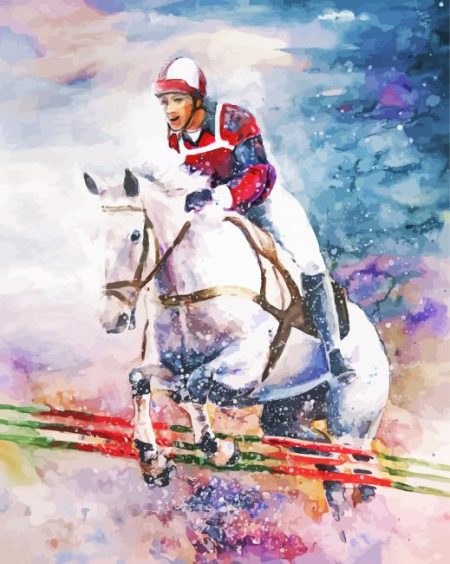 Horse Show Jumping Diamond Painting