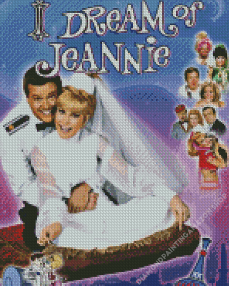 I Dream Of Jeannie Poster Diamond Painting
