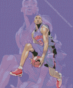 Illustration Vince Carter Diamond Painting