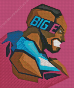 Illustration Big E Diamond Painting