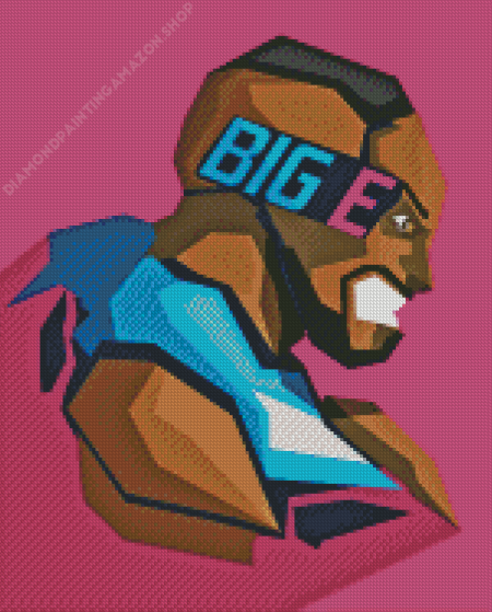 Illustration Big E Diamond Painting