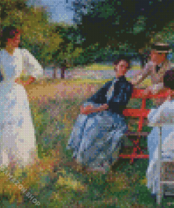 In The Orchard Art Diamond Painting