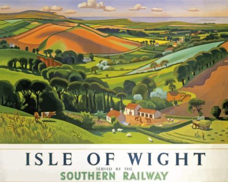 Isle Of Wight Poster Diamond Painting