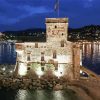 Italy Rapallo Castle At Night Diamond Painting