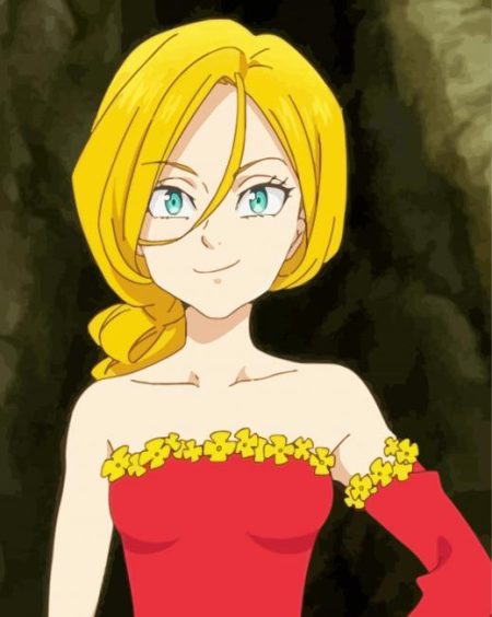 Jenna Anime Character Diamond Painting