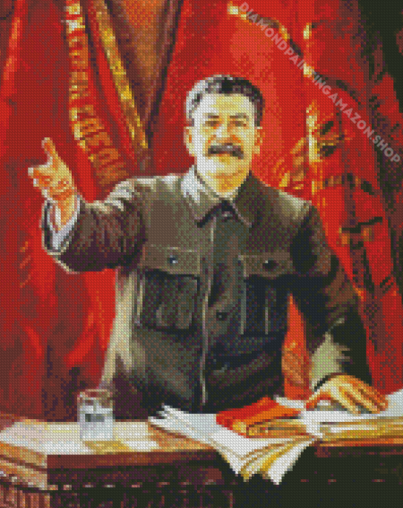 Joseph Vissarionovich Stalin Diamond Painting