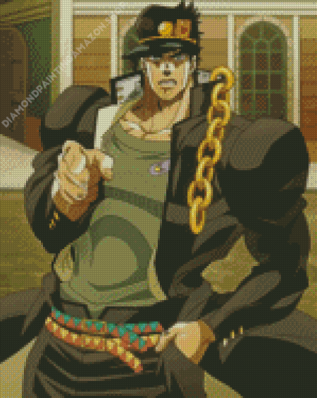 Jotaro Kujo Character Diamond Painting