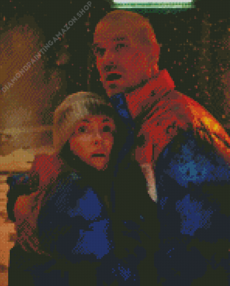 Joyce Byers And Hopper Diamond Painting