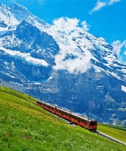 Jungfrau Railway Diamond Painting