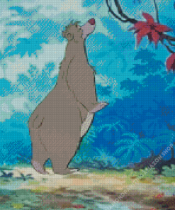 The Jungle Book Baloo Diamond Painting