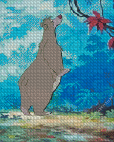 The Jungle Book Baloo Diamond Painting