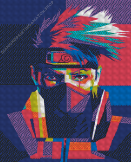 Kakashi Anime Pop Art Diamond Painting
