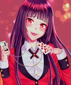 Kakegurui Yumeko Jabami Gambler Diamond Painting