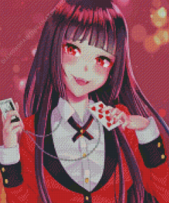 Kakegurui Yumeko Jabami Gambler Diamond Painting