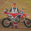 Ken Roczen Motorcycle Driver Diamond Painting