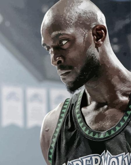 Kevin Garnett Basketball Player Diamond Painting