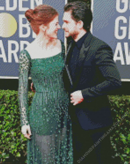 Kit Harington And Rose Leslie Diamond Painting
