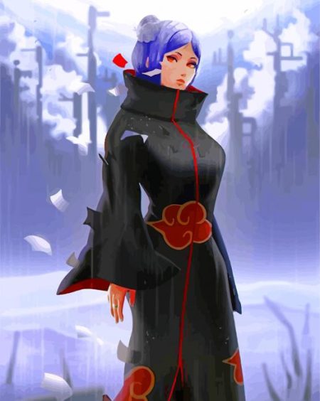 Konan Naruto Character Diamond Painting