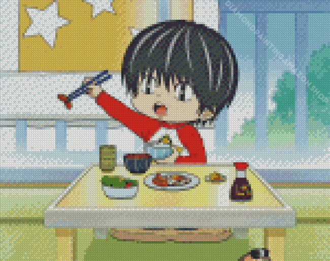 Kotaro Lives Alone Character Diamond Painting